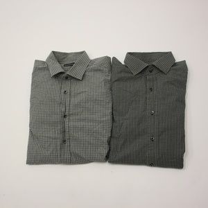 Two Ralph Lauren black label shirts size L